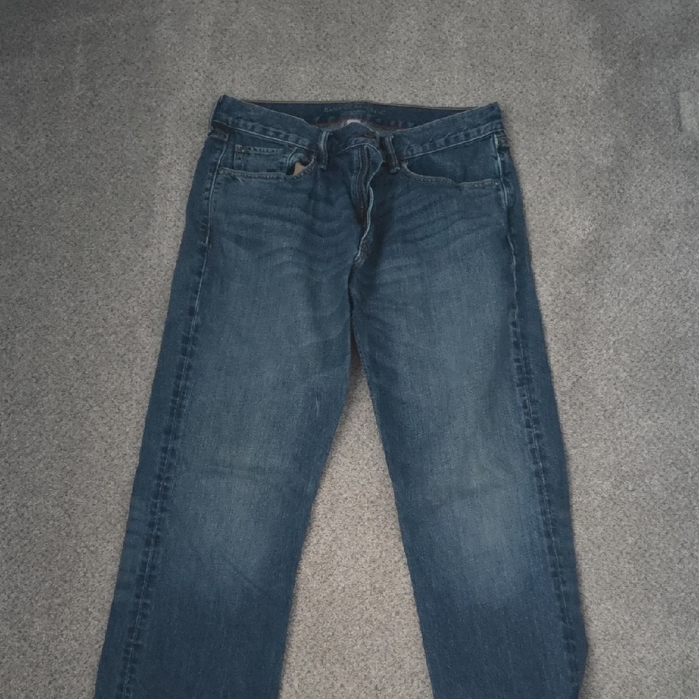 Banana Republic Dark Blue Straight Jeans